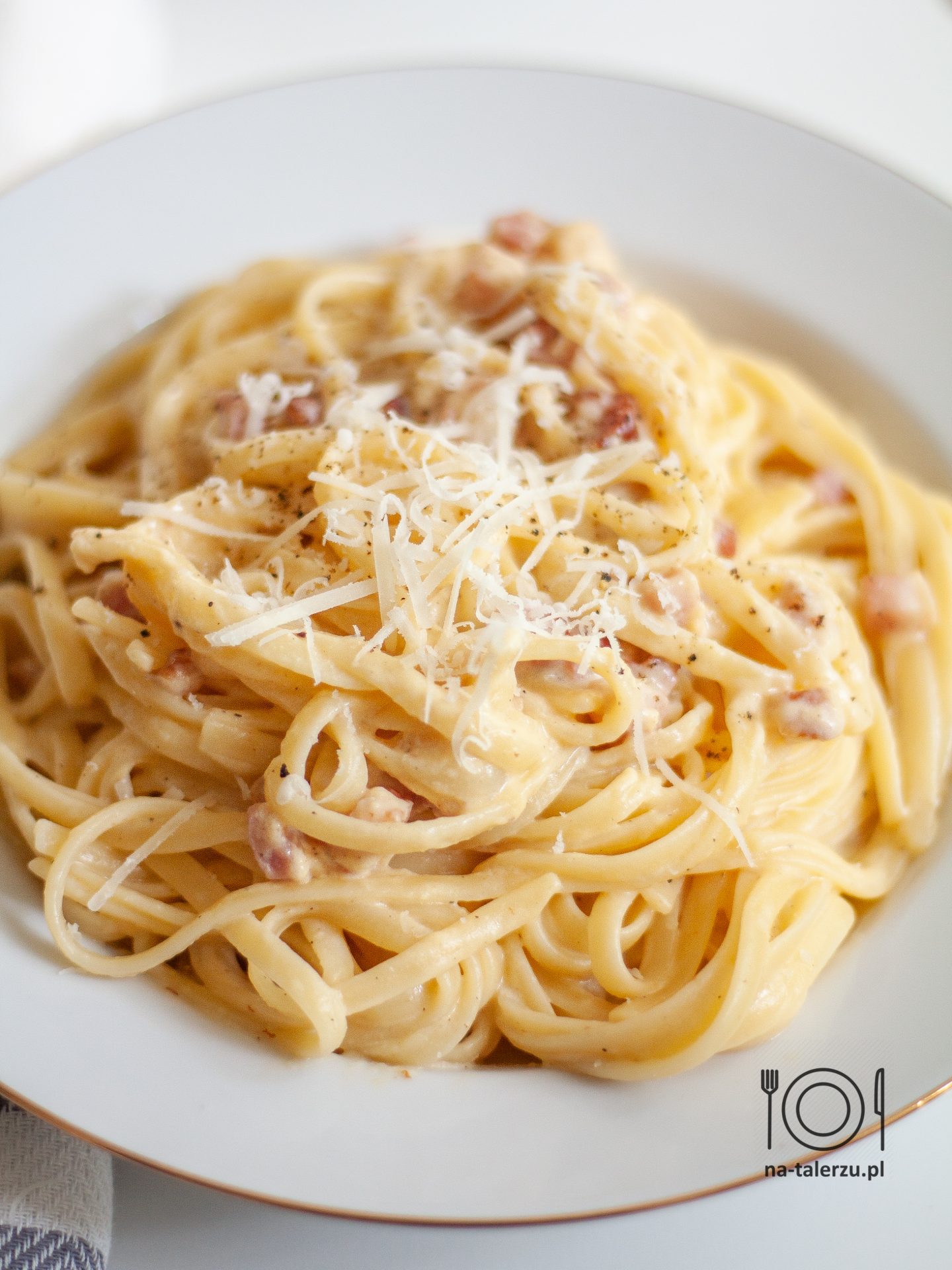 Spaghetti Carbonara Oryginalny W Oski Przepis