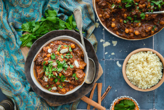 Tagine z wołowiny i ciecie