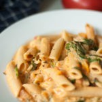 makaron ze szpinakiem