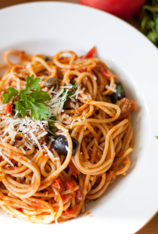 spaghetti alla puttanesca