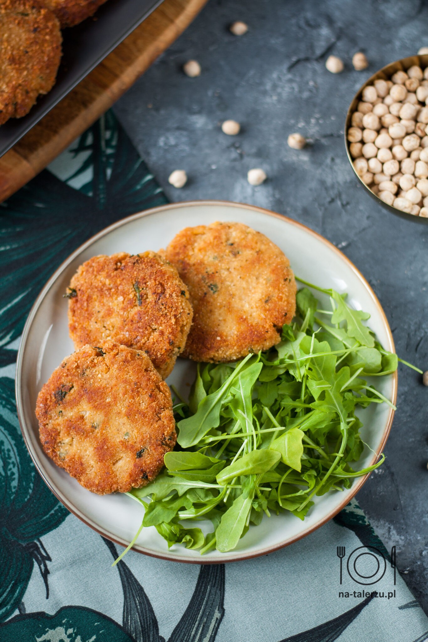 Kotlety z ciecierzycy prosty przepis na obiad bez mięsa Natalerzu.pl