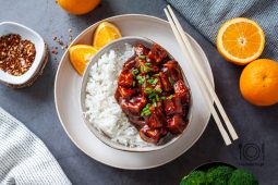 Tofu w sosie pomarańczowym