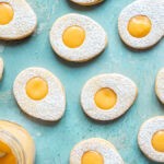 Wielkanocne ciasteczka jajeczka z lemon curd