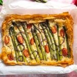 Tarta ze szparagami z ciasta filo