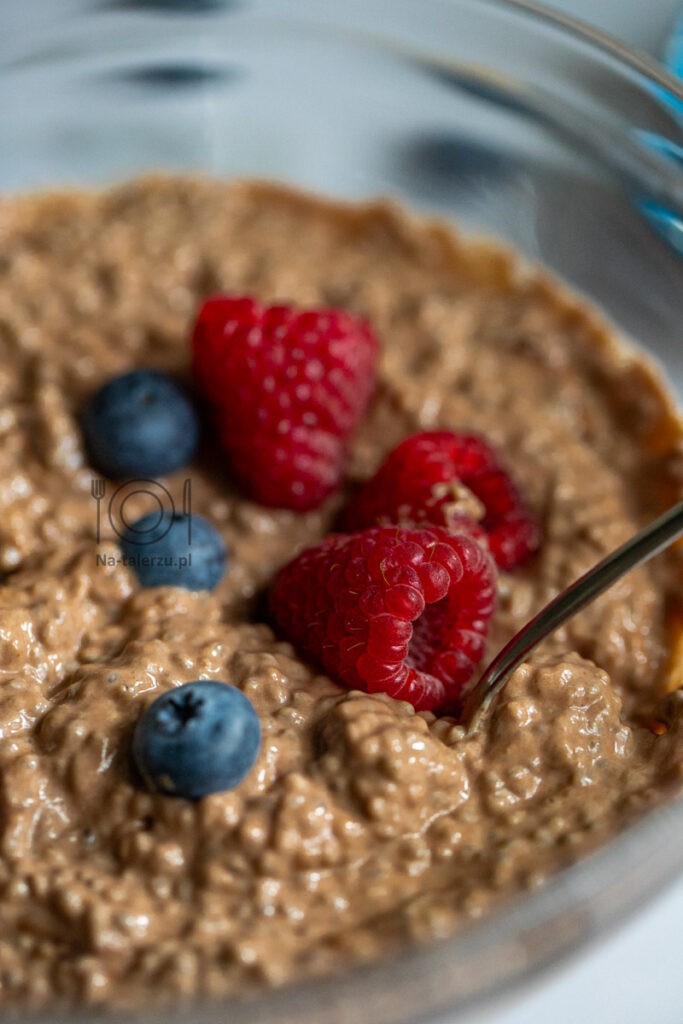 Proteinowy czekoladowy pudding chia