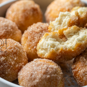 Mini pączki z 3 składników z air fryer