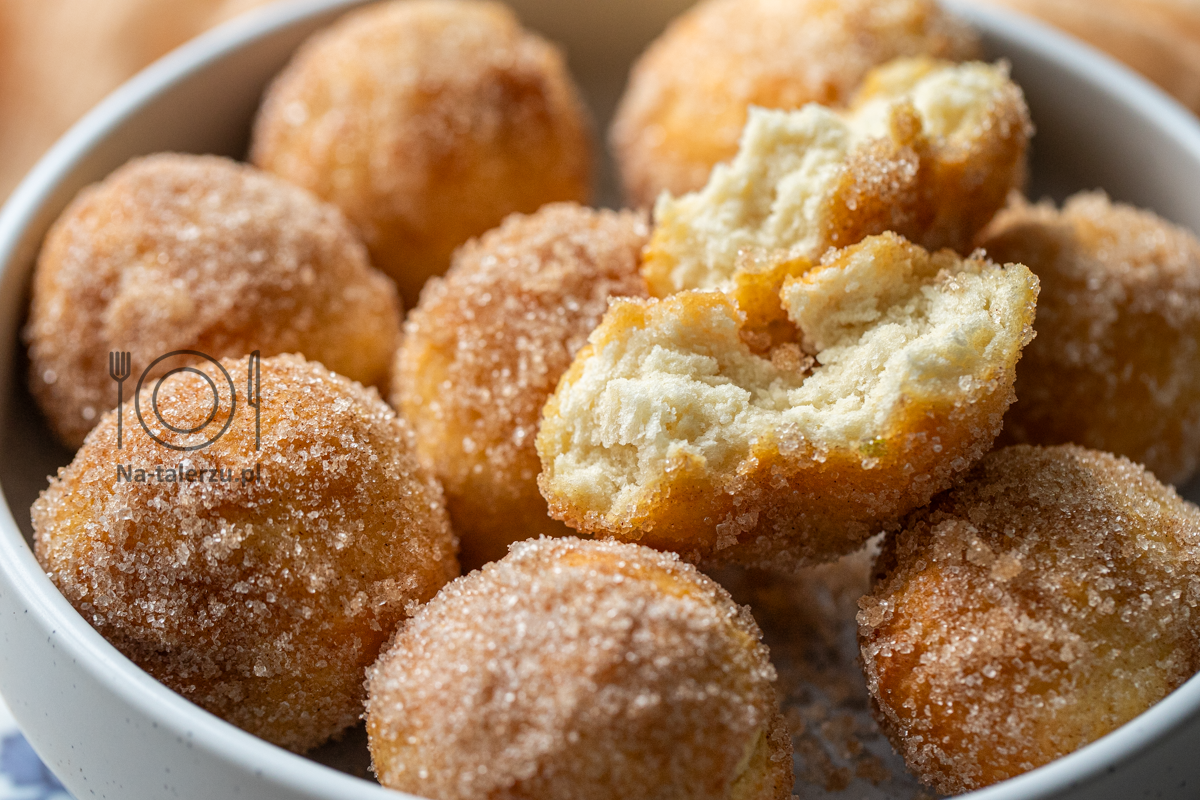 Mini pączki z 3 składników z air fryer